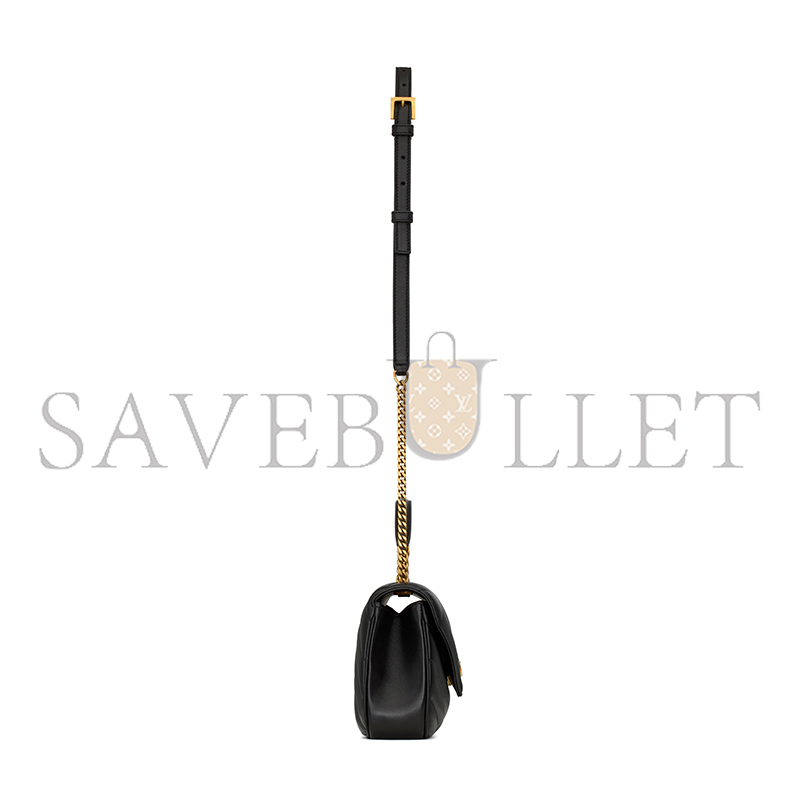 YSL LOULOU TOP-HANDLE IN MATELASSÉ LAMBSKIN 869461AAEAX1000 (25*13*6cm)